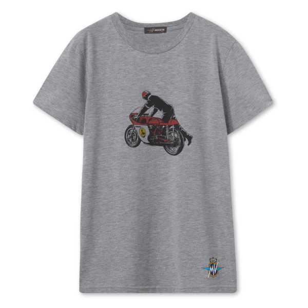 REPARTO CORSE VINTAGE RIDER T-SHIRT GREY