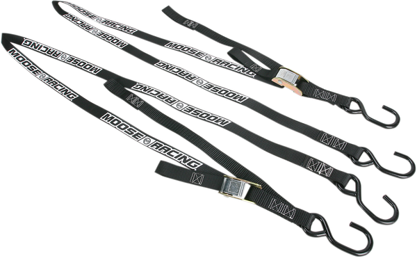 MOOSE RACING Heavy-duty Tie-downs Black 