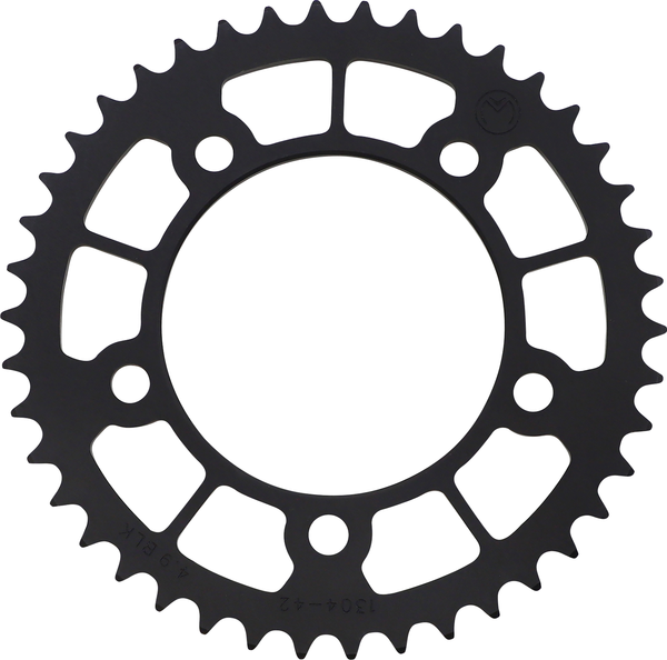 MOOSE RACING Rear Aluminum Sprocket Black -0