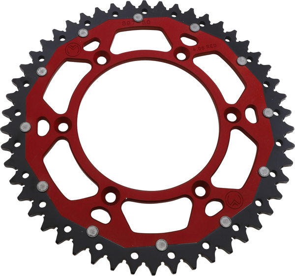 MOOSE RACING Dual Sprocket Red 