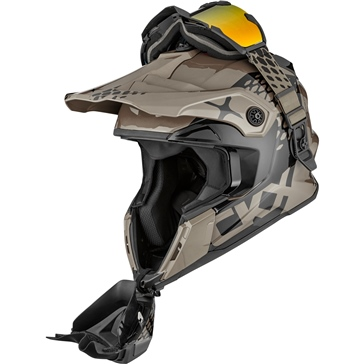 CKX Helmet + Goggles TITAN Viper Titanium M-0