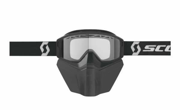 Scott Goggle Primal Safari Facemask black/white / clear