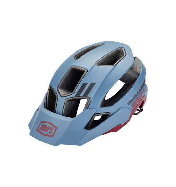 Casca Bicicleta 100% Altec Slate Blue/Red-0