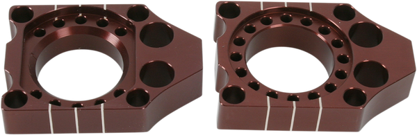 Axle Blocks Brown, Anodized