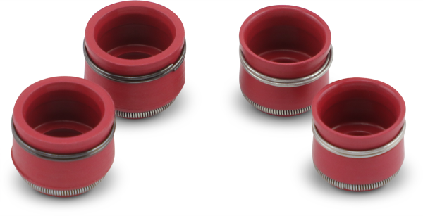 MOOSE RACING Valve Stem Seals Red 