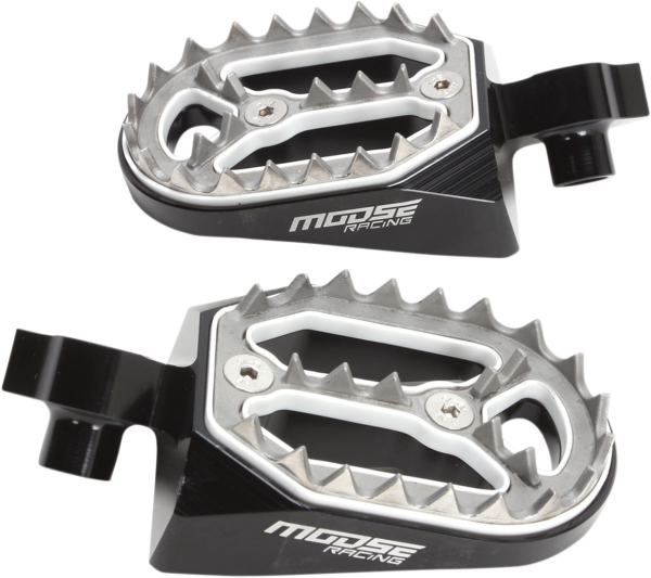 MOOSE RACING Qualifier Footpegs Black 