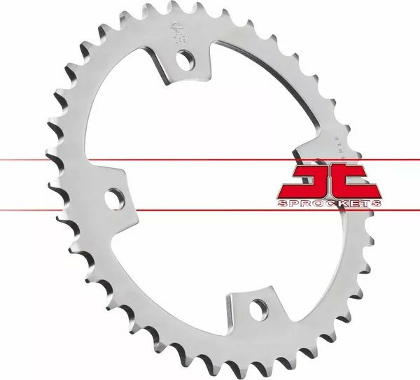 JT SPROCKETS Steel Rear Sprocket Natural -0