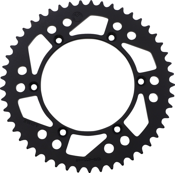 MOOSE RACING Rear Aluminum Sprocket Black -0