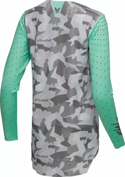 THOR Women's Sportmode Shadow Jersey Green, Gray -3