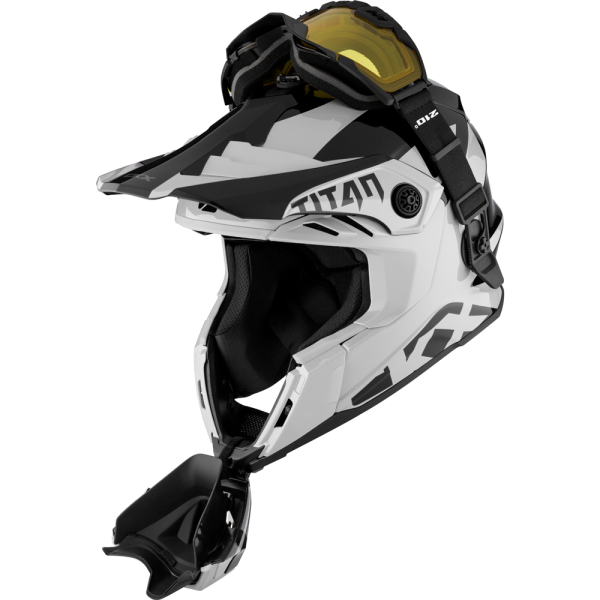 CKX Helmet + Goggles TITAN Airflow Extra Ivory XS-2