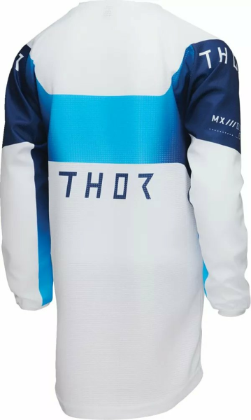 THOR Youth Launchmode Storm Jersey White, Blue -2