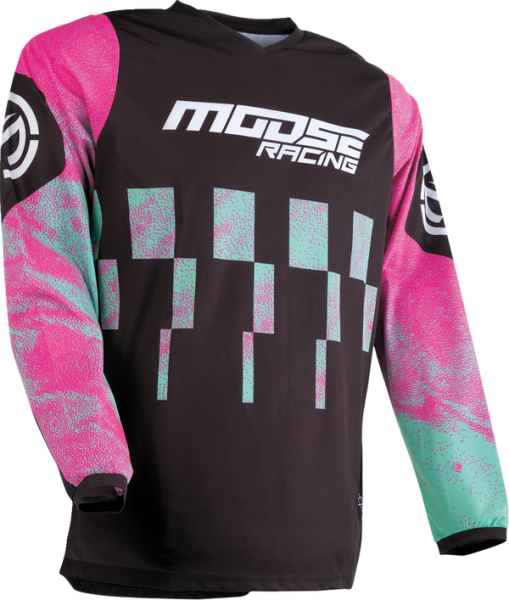 MOOSE RACING Qualifier Jersey Black, Pink -046ede4d0c12c4c04316958c2417c5c8.webp