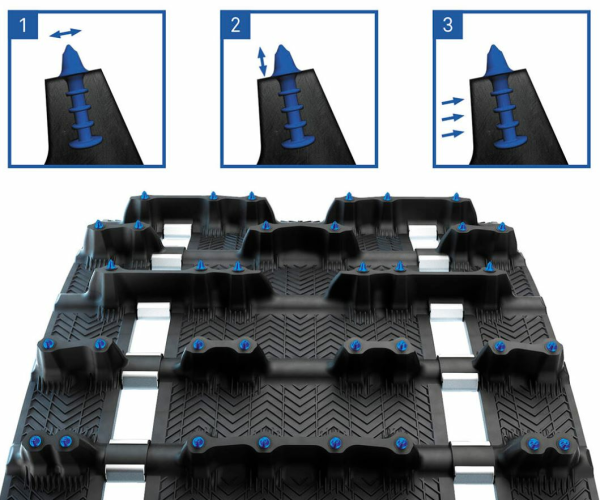 Camso Track ICE Arrowhead 130 38x348 2,86" 1,3"-0