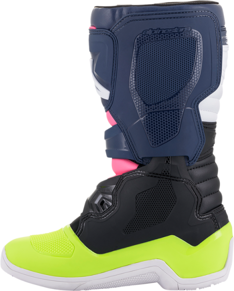 Cizme copii Alpinestars Tech 3S Black/Dark Blue/Pink Fluorescent-5