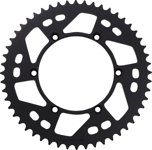 MOOSE RACING Rear Aluminum Sprocket Black -0