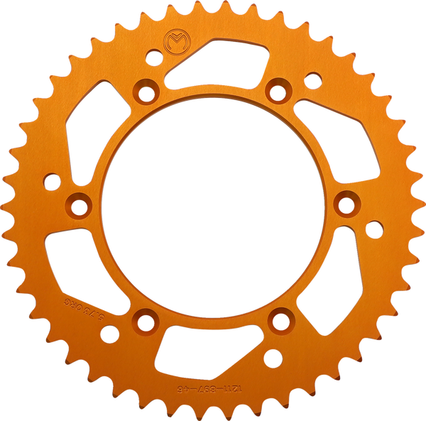 MOOSE RACING Rear Aluminum Sprocket Orange 