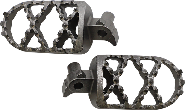 MOOSE RACING Pro Footpegs Silver 