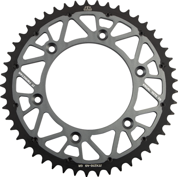 JT SPROCKETS Twinstar Rear Sprocket Graphite 