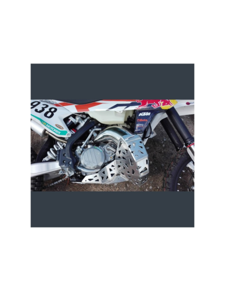 Scut motor cu protectie rezonator P-TECH Husqvarna TC 125/150 '16-'19 / KTM XC-W 125/150 '17-'19-0