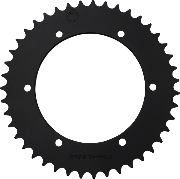 MOOSE RACING Rear Aluminum Sprocket Black -0