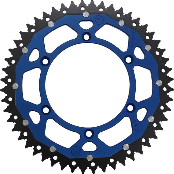 MOOSE RACING Dual Sprocket Blue 