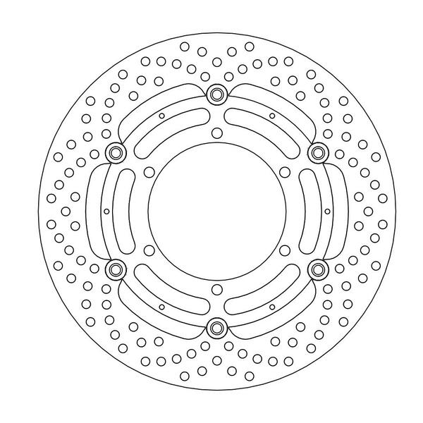 Halo Series Floating Rotor Black, Stainless Steel-0