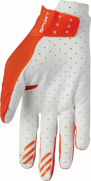 Manusi Thor Sportmode Vented White/Orange-1