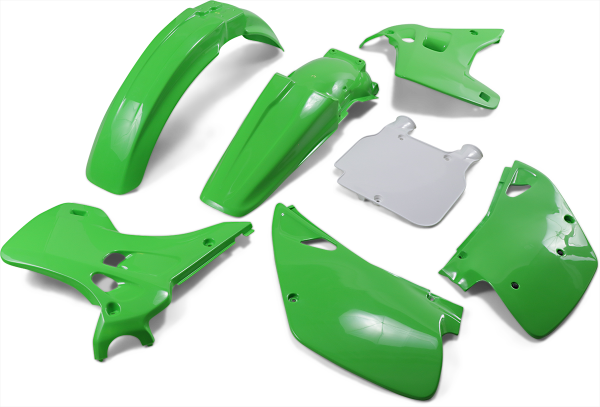 Full Body Replacement Plastic Kit Green, White-09e5714f7912c9c665c3e41ab639426f.webp