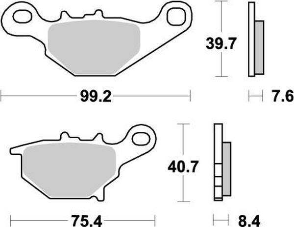 Nitro Brake Pads