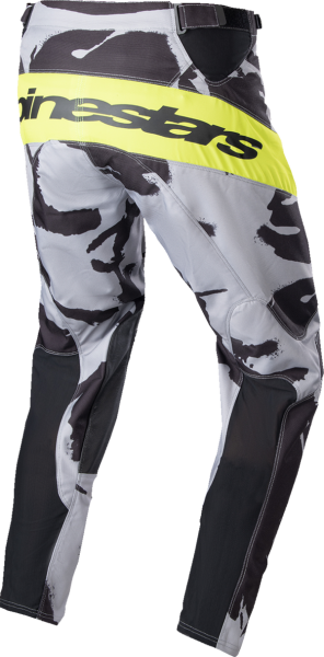 Pantaloni Copii Alpinestars Racer Tactical S23 Camo Grey/Yellow-1