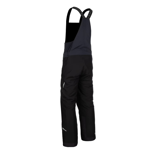 Pantaloni Snowmobil Klim Klimate Bib Insulated Black - Metallic Silver-0