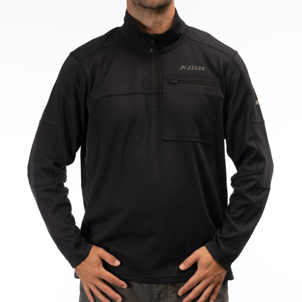 Pulover Klim Glacier 1/4 Zip Mid Layer Black-0b9c46d04645a482ae46293ffac3afd1.webp