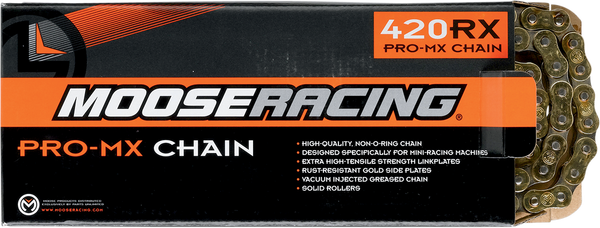 MOOSE RACING 420 Rxp Pro-mx Chain Gold -1