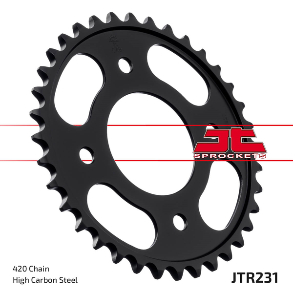 JT SPROCKETS Rear Sprocket Black 