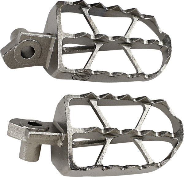 MOOSE RACING Nd Series Footpegs Silver 