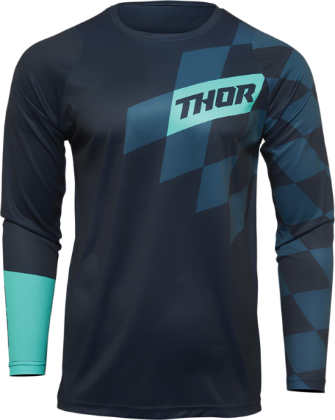 Tricou Thor Sector Birdrock Midnight Blue/Mint