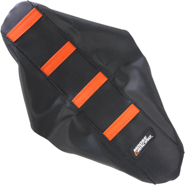 MOOSE RACING Seat Cover Ribbed Ktm Or Black 