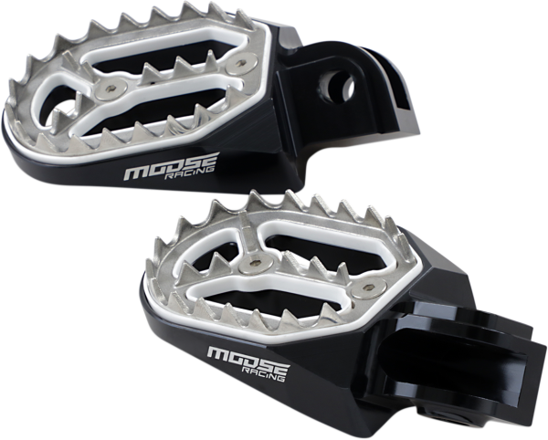 MOOSE RACING Qualifier Footpegs Black 