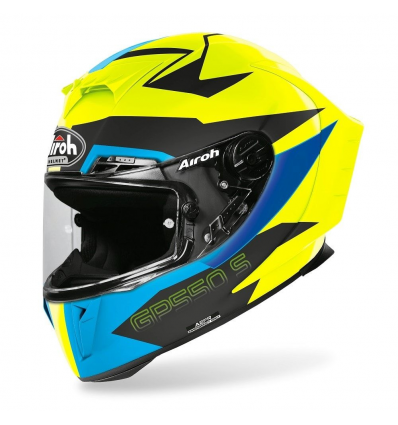 Casca Airoh Gp 550 S VEKTOR Blue/Yellow Matt-0