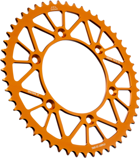 JT SPROCKETS Racelite Aluminum Rear Sprocket Orange 