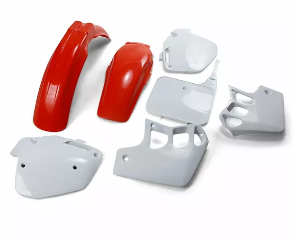 Full Body Replacement Plastic Kit Red, White-3