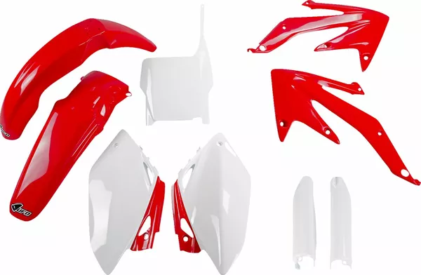 Full Body Replacement Plastic Kit Red, White-3