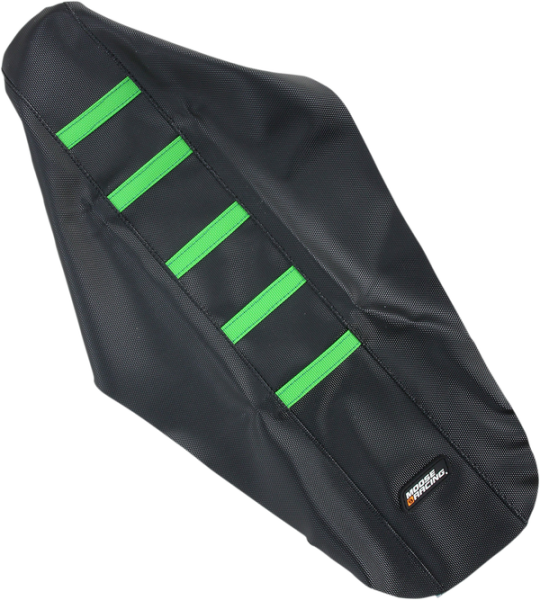 MOOSE RACING Seat Cover Ribbed Kaw Grn Black 