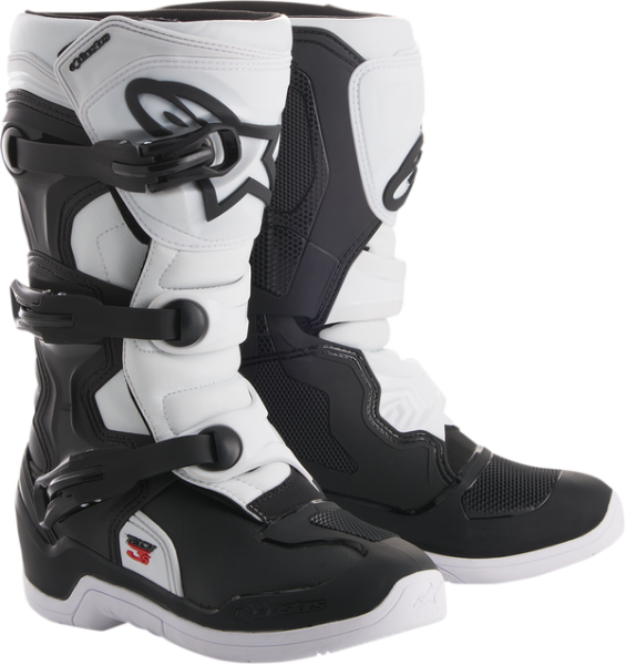 Cizme Copii Alpinestar Tech 3S Black White-0