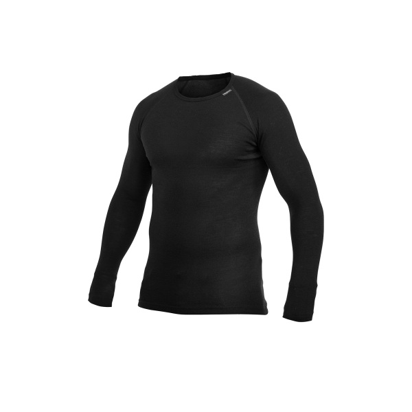 Woolpower Crewneck Merino base layer black XS-10fa184573293f92864c2e730e18c2c1.webp