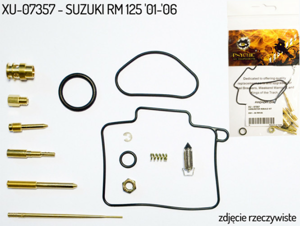 KIT REPARARE CARBURATOR PSIHIC SUZUKI RM 125 '01-'06 (26-1124) (PENTRU 1 CARBURATOR)