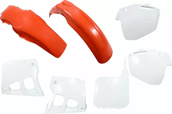 Replacement Plastic Body Kit Red, White-1