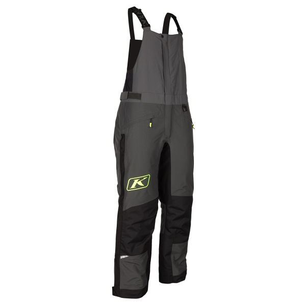 Pantaloni Snowmobil Klim Klimate Bib Insulated Black - Metallic Silver-7