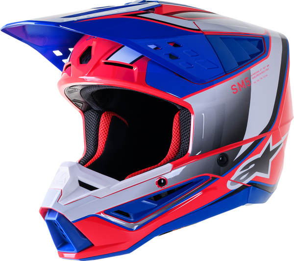 Casca Alpinestars Supertech M5 Sail Pink/Blue-1