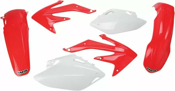 Full Body Replacement Plastic Kit Red, White-0